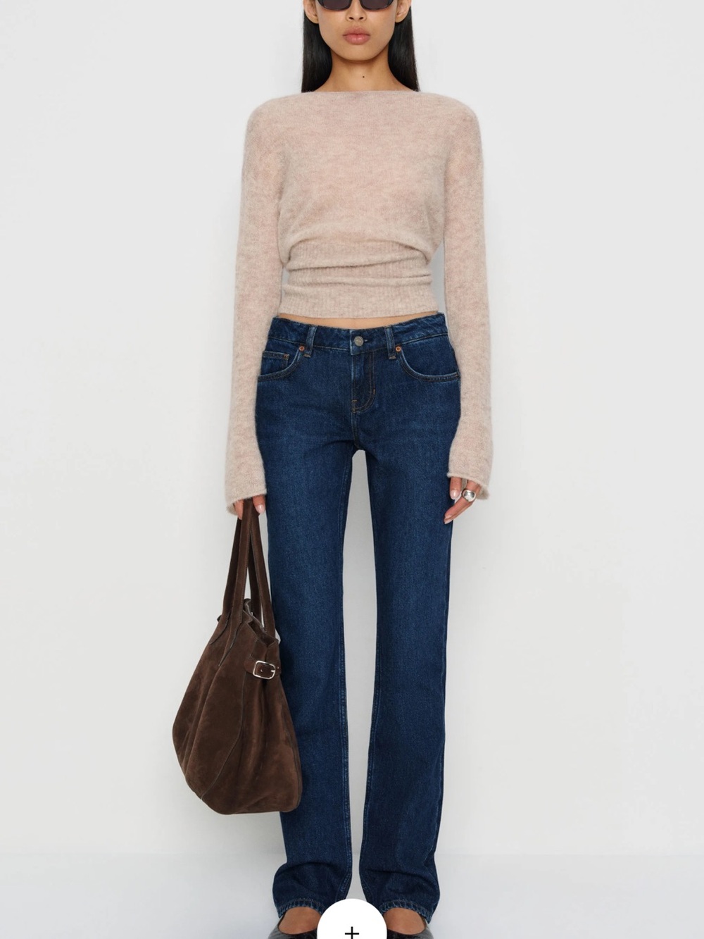 Reformation Jade Low Rise Slim Leg Jeans